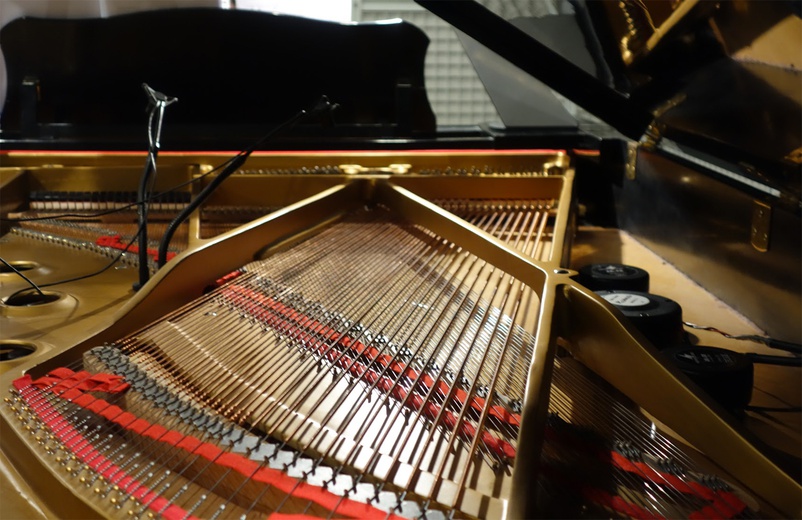 Piano augmenté - Répétitions en studio à l'Ircam © Mike Solomon
